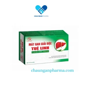 Mát Gan Tiêu Độc Tuệ Linh uống rượu bia nhiều, nóng trong người Hộp 30 Viên– Châu Ngân Pharma